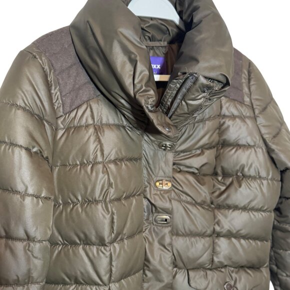 Mexx puffer jacket army green women's size 44 - Picture 2 of 4